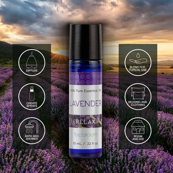 SpaRoom |  Pure Essential Oils | Diffusers & Air Freshners | Lavender | 10 mL - Picture 1 of 11